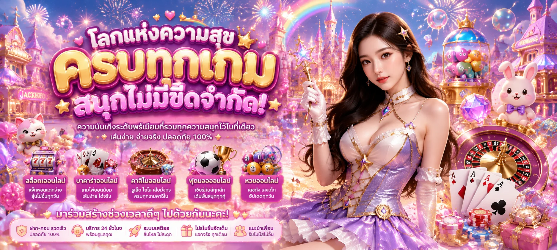 คาสิโนออนไลน์ OTTONEW บาคาร่าสด รูเล็ต ไฮโล ถ่ายทอดสด